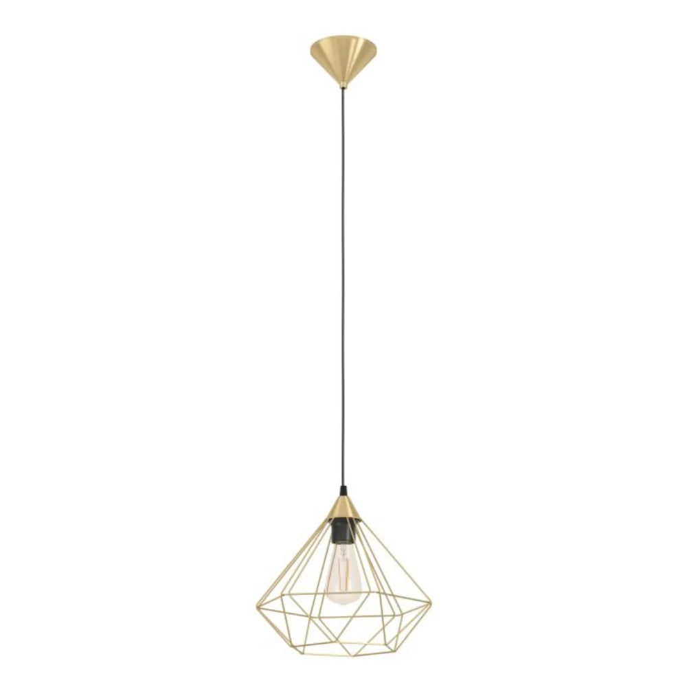 Eglo TARBES Pendant Light W325mm Brushed Brass Steel - 43679N