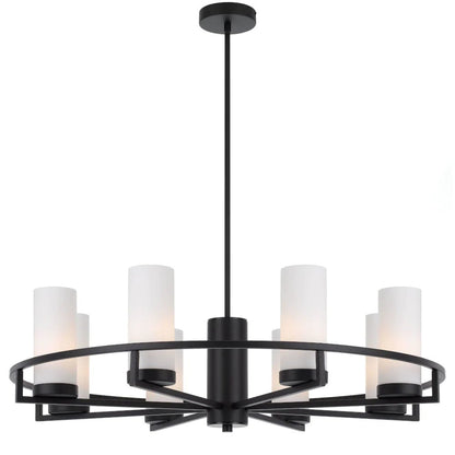 Eamon 8 Lights Pendant- Black - Mases LightingTelbix
