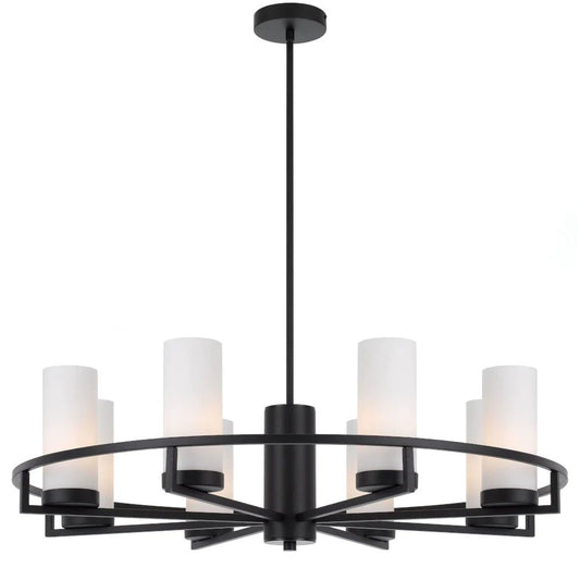 Eamon 8 Lights Pendant- Black - Mases LightingTelbix
