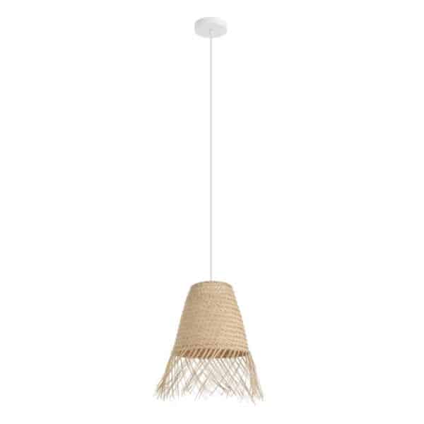 Eglo Aycliffe Cane 40W Pendant Light | Natural - Mases LightingEglo