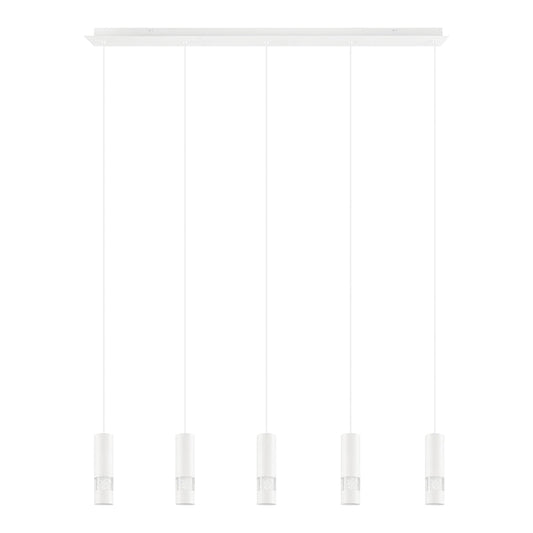 Eglo Bernabeta 5 Light 25W LED Pendant White / Neutral White - 39702N - Mases LightingEglo