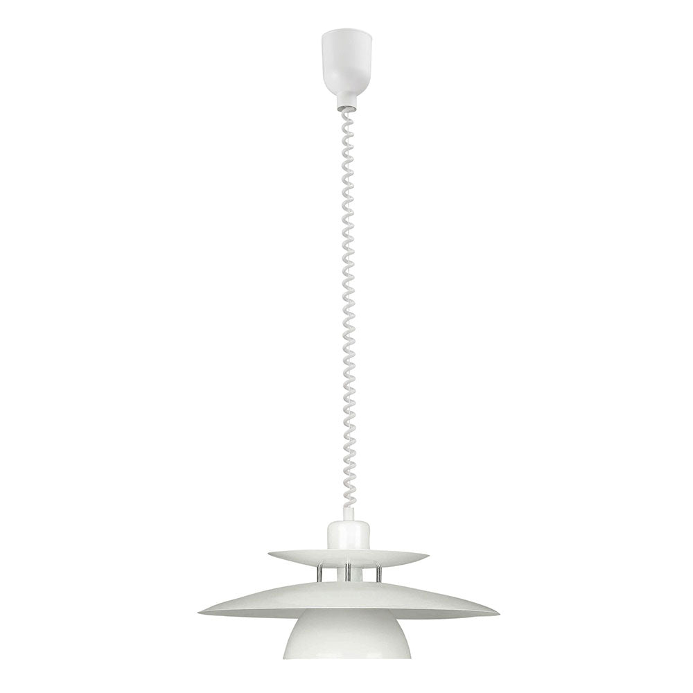 Eglo Brenda Rise and Fall Pendant White - 87055 - Mases LightingEglo