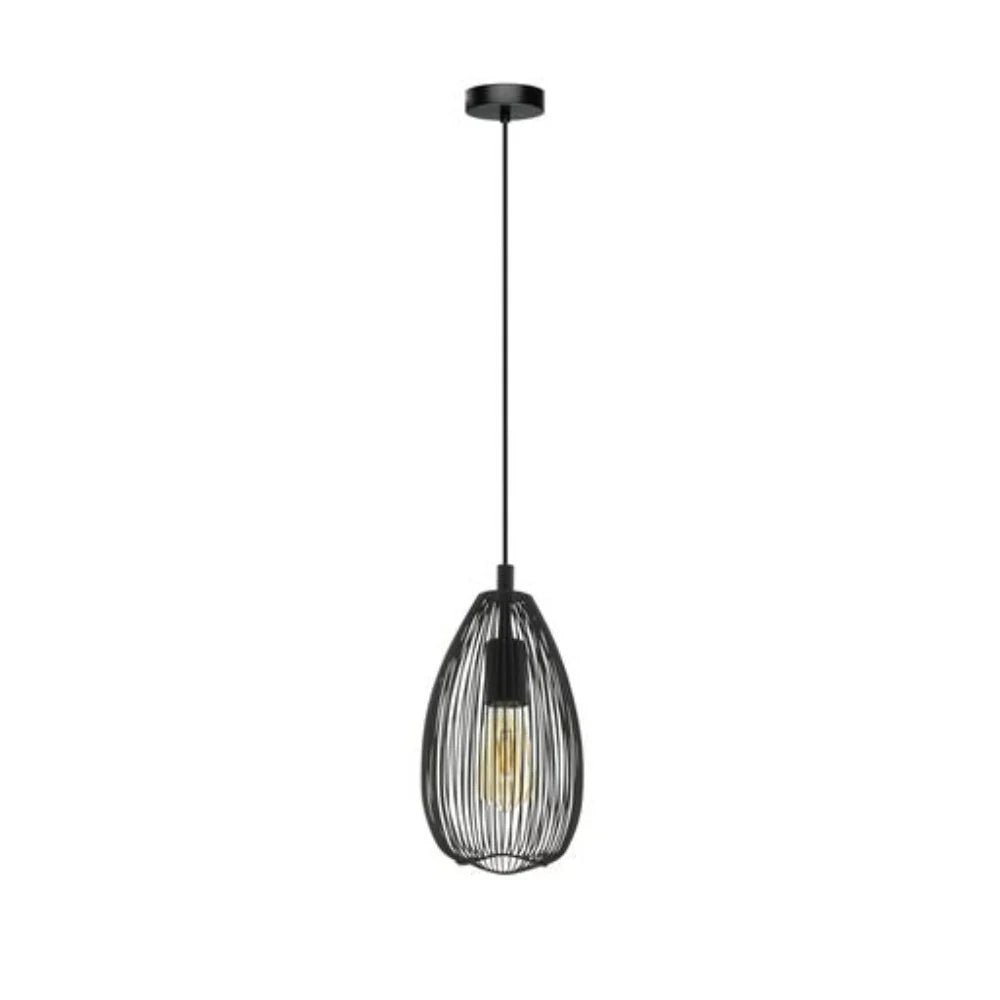 Eglo Clevedon Pendant Light Black Steel - 49141N - Mases LightingEglo