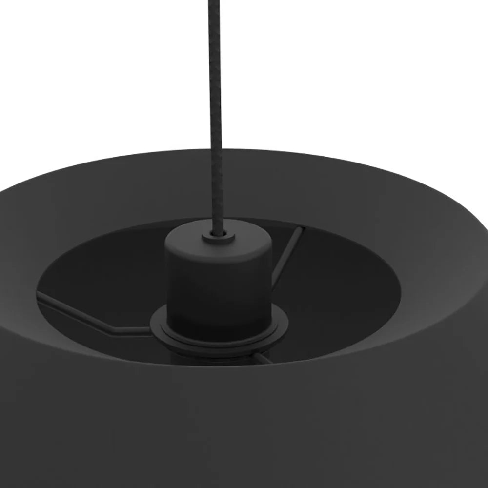 Eglo Contrisa 1 Light Pendant Black 205857 - Mases LightingEglo