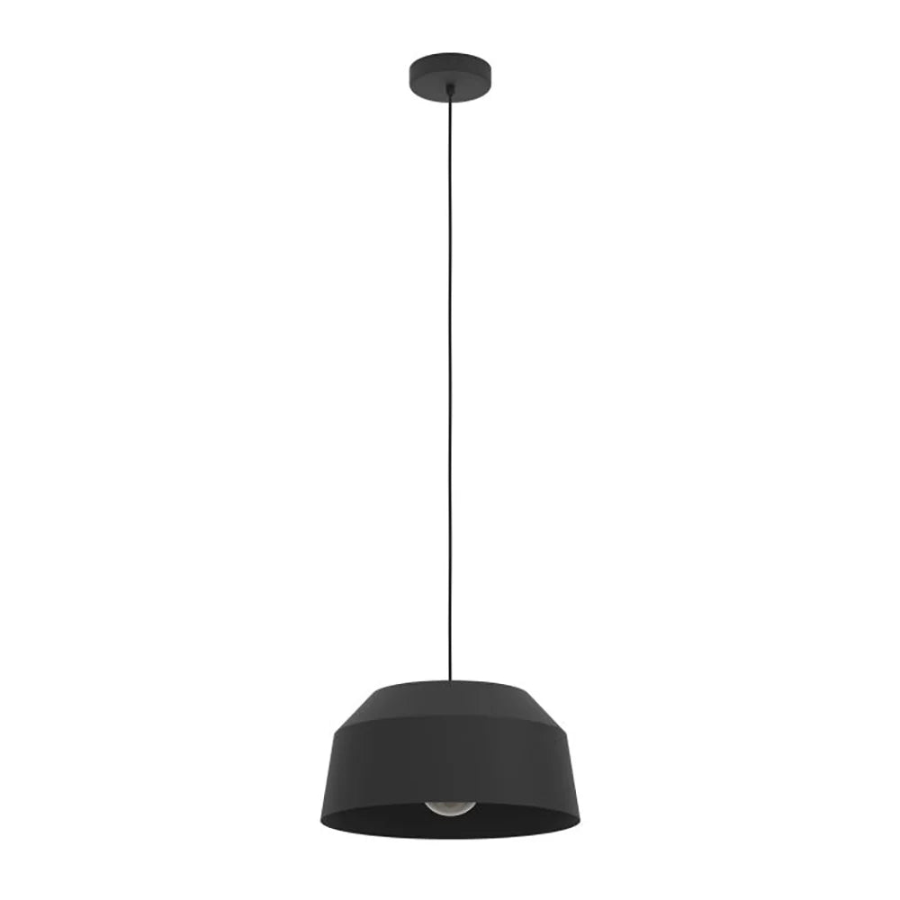 Eglo Contrisa 1 Light Pendant Black 205857 - Mases LightingEglo