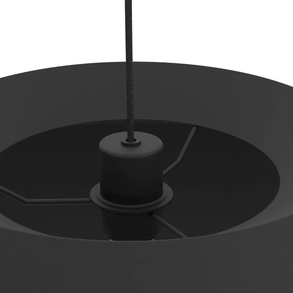 Eglo Contrisa 1 Light Pendant Black 205861 - Mases LightingEglo