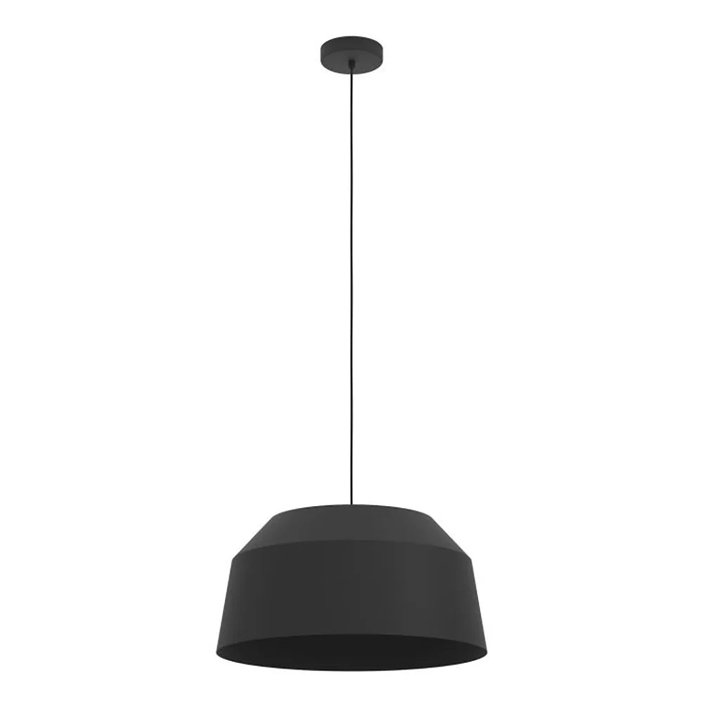 Eglo Contrisa 1 Light Pendant Black 205861 - Mases LightingEglo