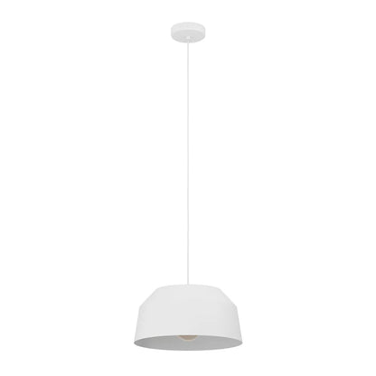 Eglo Contrisa 1 Light Pendant White 205858 - Mases LightingEglo