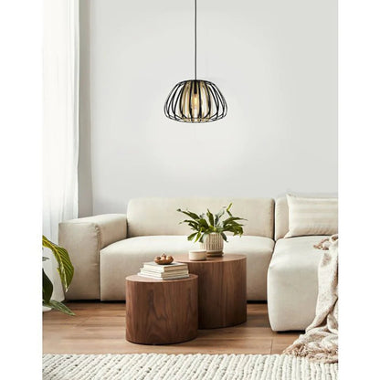 Eglo Encinitos Pendant Light W375mm BlacK / Gold - 99666N - Mases LightingEglo