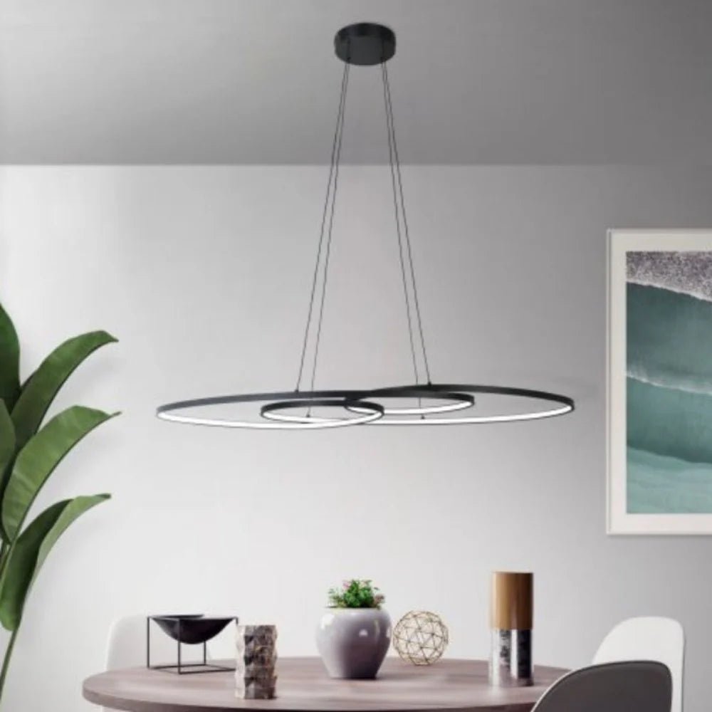 Eglo Gianella LED Pendant Black 206098 - 3000K