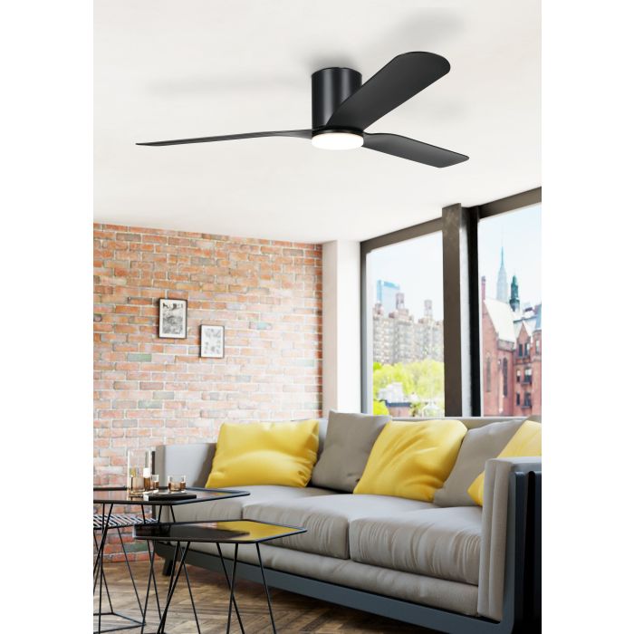 Eglo Iluka 60 DC Hugger Ceiling Fan with Led Light - Mases LightingEglo