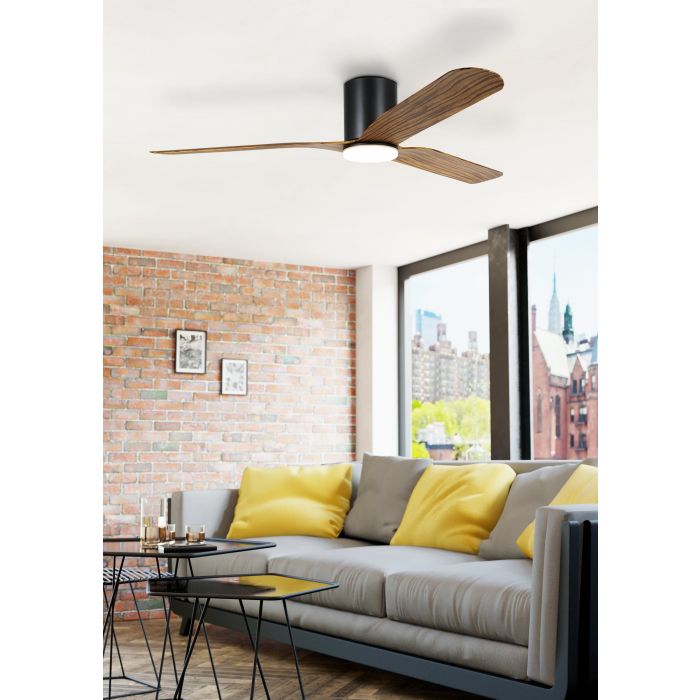 Eglo Iluka 60 DC Hugger Ceiling Fan with Led Light - Mases LightingEglo