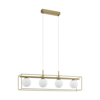 Eglo Interior Vallaspra Contemporary Champagne Island Pendant Light - 97793 - Mases LightingEglo
