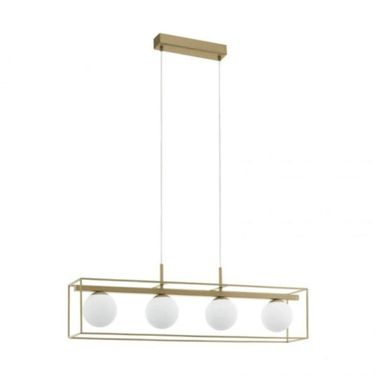 Eglo Interior Vallaspra Contemporary Champagne Island Pendant Light - 97793 - Mases LightingEglo