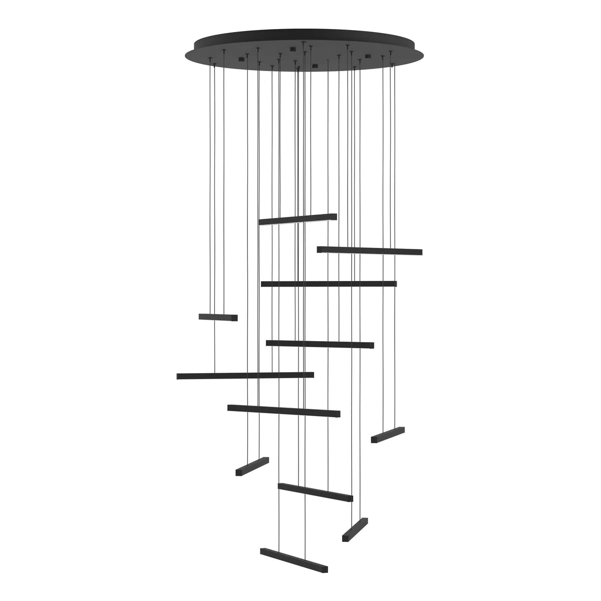Eglo Lindoza 780mm Pendant Light Black & White - 390351
