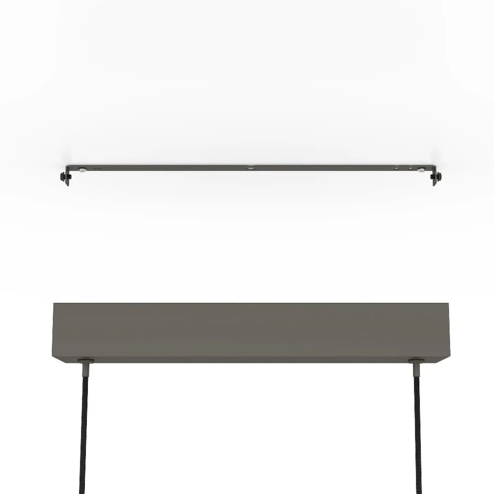 Eglo Lisciana Island LED Pendant Light Wood / Grey Steel 3000K - 205743