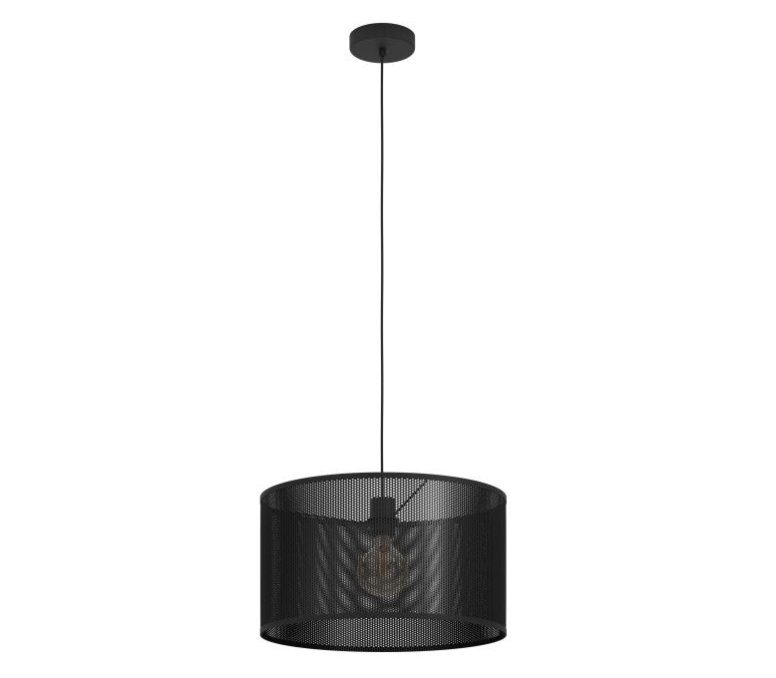 Eglo MANBY Pendant Light Black Steel - 43795N