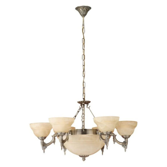 Eglo MARBELLA Champagne & Bronze 9 Light Chandelier - 85858 - Mases LightingEglo