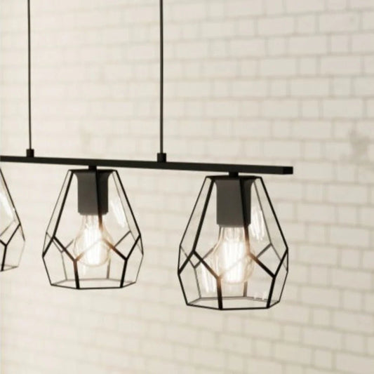 Eglo Mardyke 3 Light Pendant Black - Mases LightingEglo