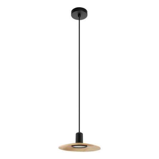 Eglo Mayazes 1 Light Timber Pendant 39911N - Mases LightingEglo