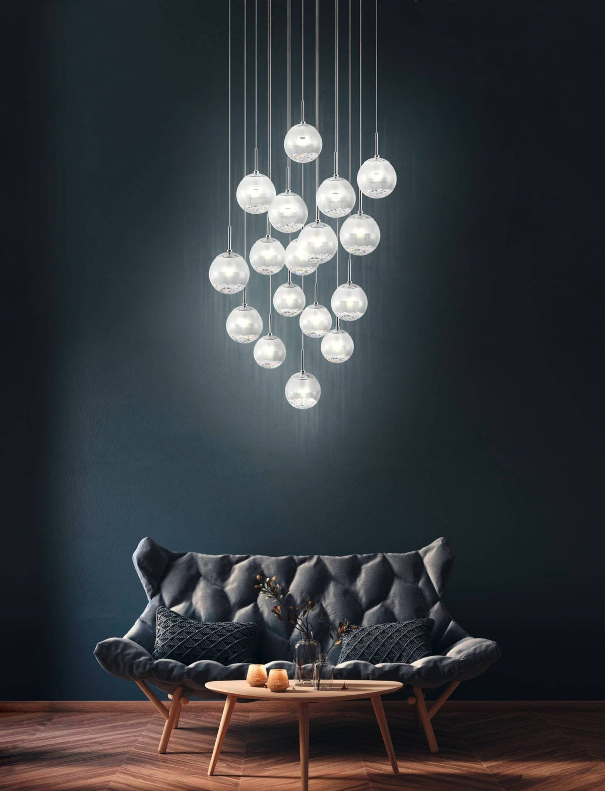 Eglo Montefino 2 17 Light Pendant Light - Mases LightingEglo