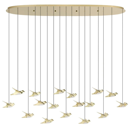 Eglo Paratebueno 1480mm Pendant Light Brass - 390399 - Mases LightingEglo