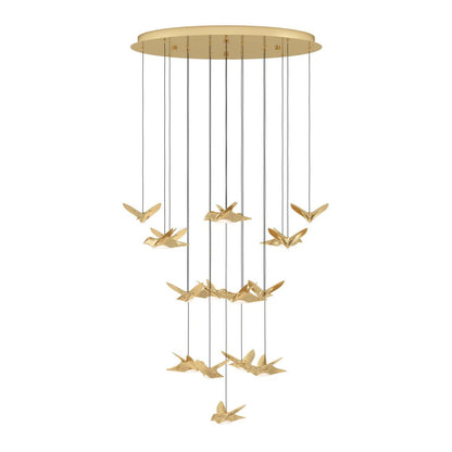 Eglo Paratebueno 780mm Pendant Light Brass - 390398 - Mases LightingEglo