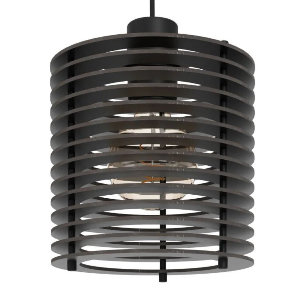 Eglo SEGOVIA Pendant 3 Lights Black Steel - 900738N - Mases LightingEglo