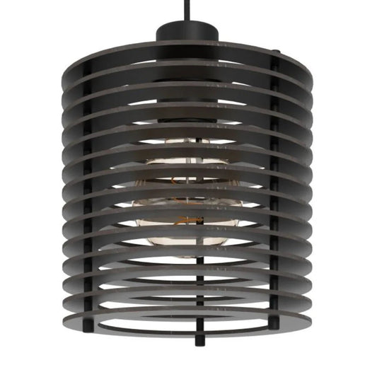 Eglo SEGOVIA Pendant 3 Lights Black Steel - 900738N - Mases LightingEglo
