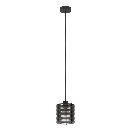 Eglo SEGOVIA Pendant Light Black Steel - 206049 - Mases LightingEglo