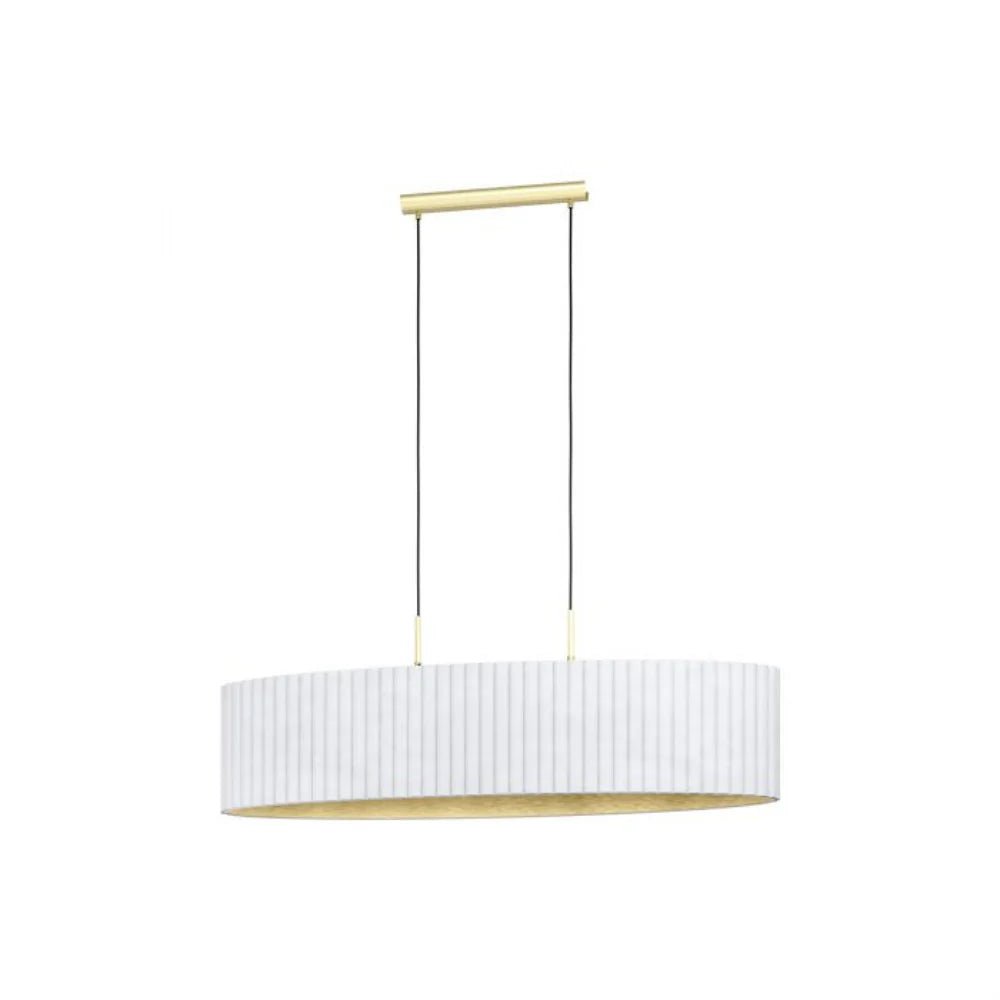 Eglo Tamaresco 2 Light Pendant Brushed Brass Steel - 39764N - Mases LightingEglo