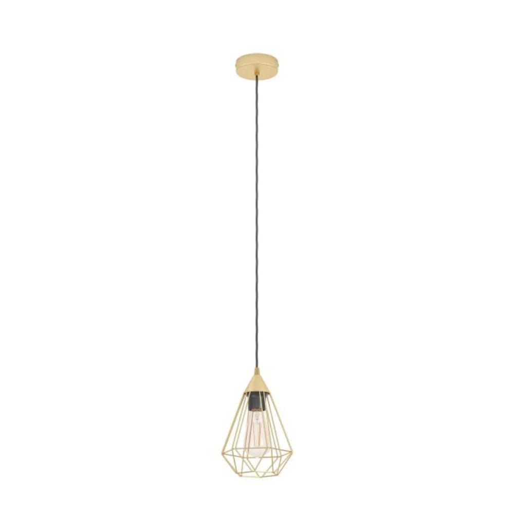 Eglo TARBES Pendant Light Brushed W175mm Brass Steel - 43681N - Mases LightingEglo