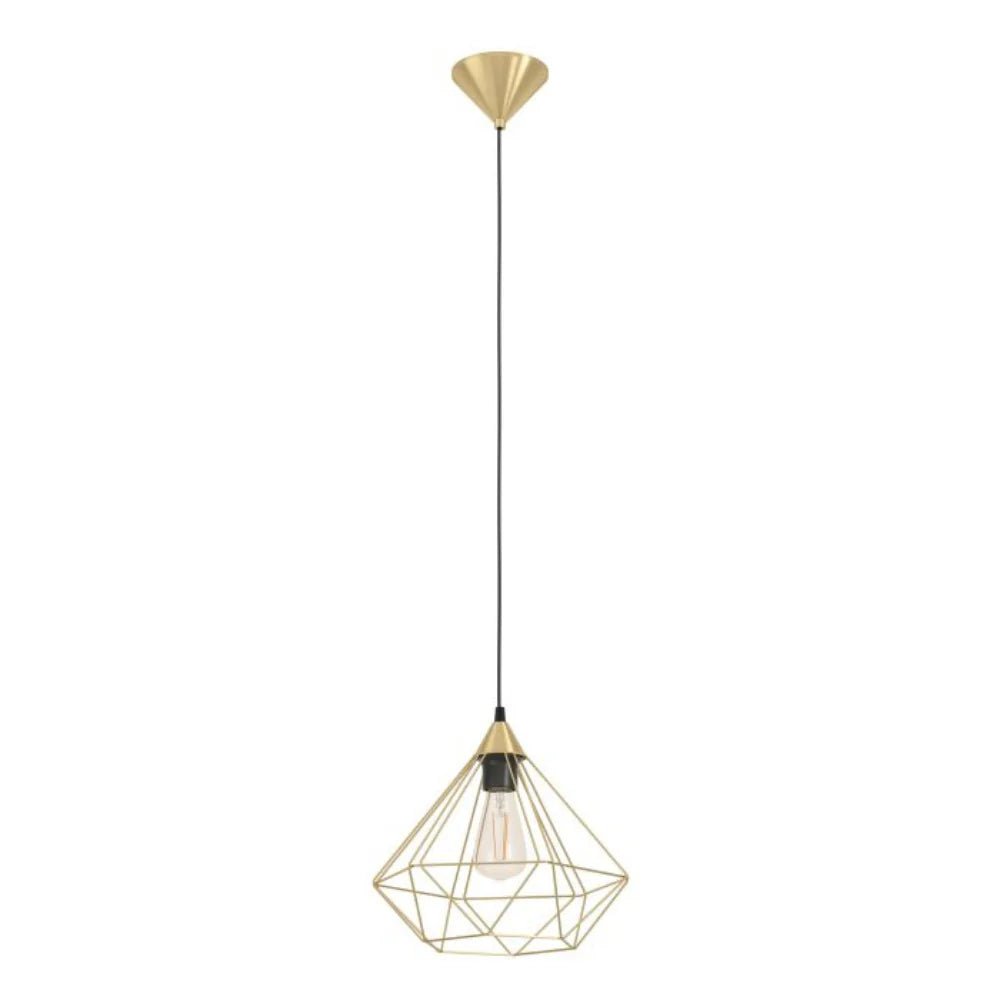 Eglo TARBES Pendant Light W325mm Brushed Brass Steel - 43679N - Mases LightingEglo