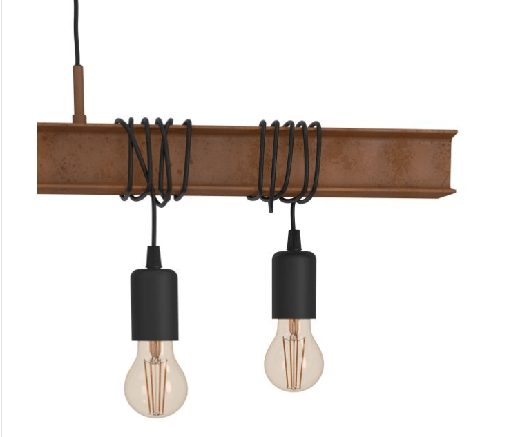Eglo Townshend 6 Light Pendant Antique Brown - 49859 - Mases LightingEglo