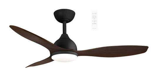 Elite DC 48″ & 52″ Smart Ceiling Fan With WIFI Remote Control + LED light - White, Black or Walnut - Mases LightingMartec