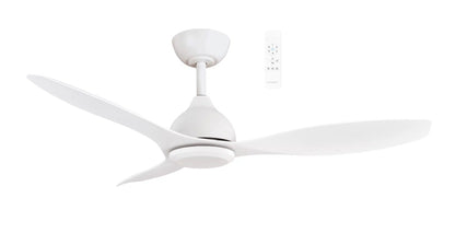 Elite DC smart hugger ceiling fan, WiFi app + remote, low-profile