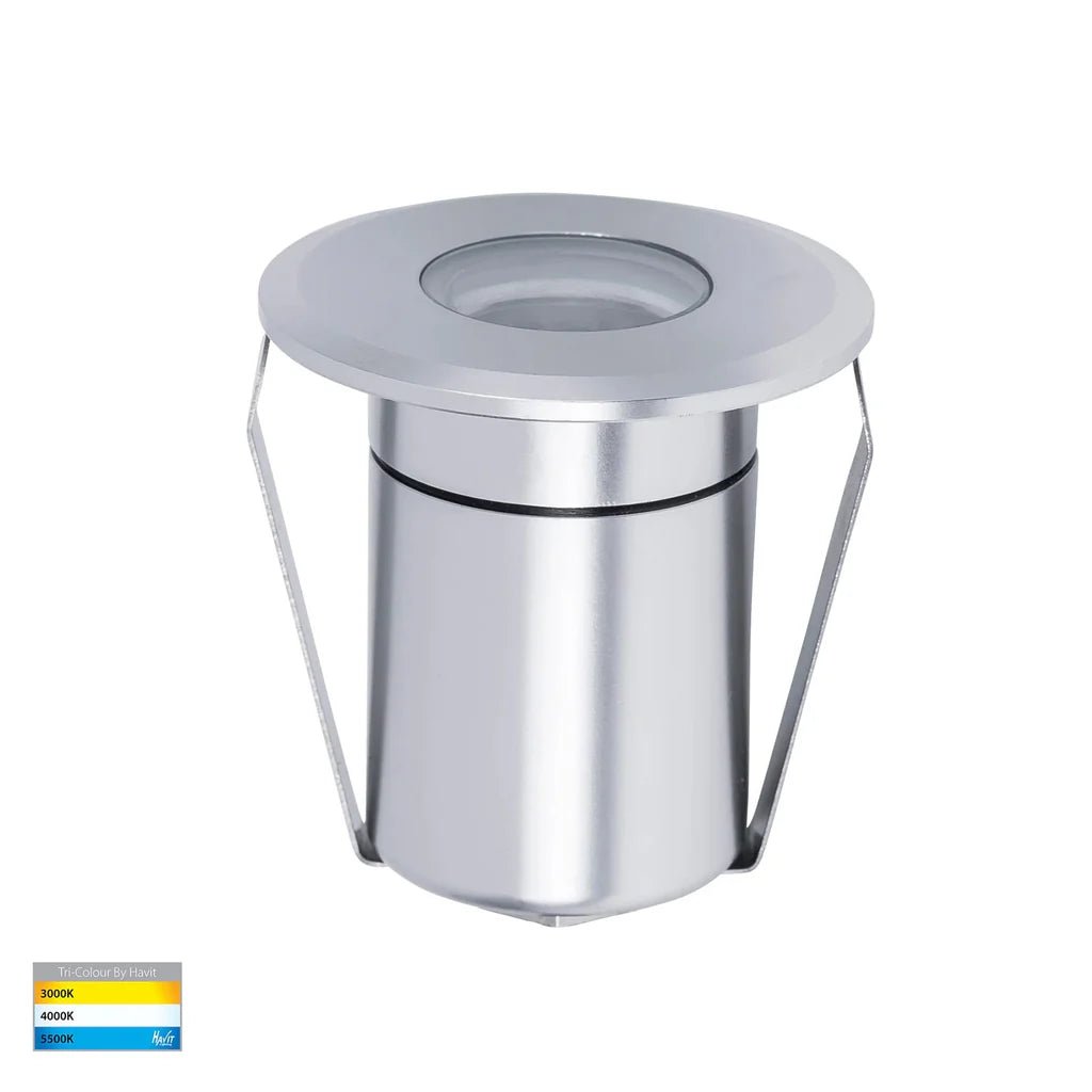 Elite LED Deck or inground Light CCT in Black or Silver Havit Lighting - HV2882T - Mases LightingHavit Lighting