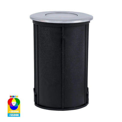 Elite LED Deck or inground Light RGBCW in Black or Silver Havit Lighting - HV2882RGBCW - Mases LightingHavit Lighting