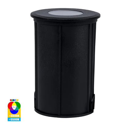 Elite LED Deck or inground Light RGBCW in Black or Silver Havit Lighting - HV2882RGBCW - Mases LightingHavit Lighting