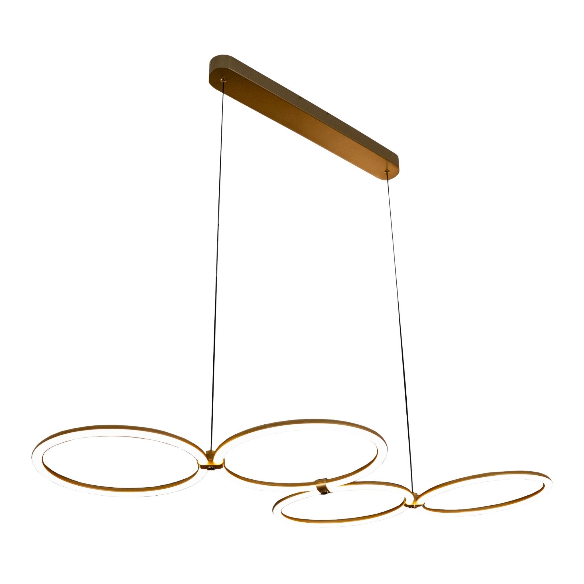 Elta Pendant Light in Matt Black or Gold | Lighting Creations