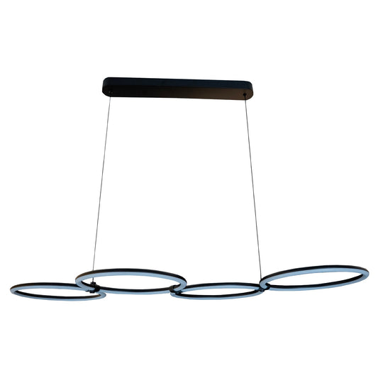 Elta Pendant Light in Matt Black or Gold | Lighting Creations - Mases LightingLighting Creations