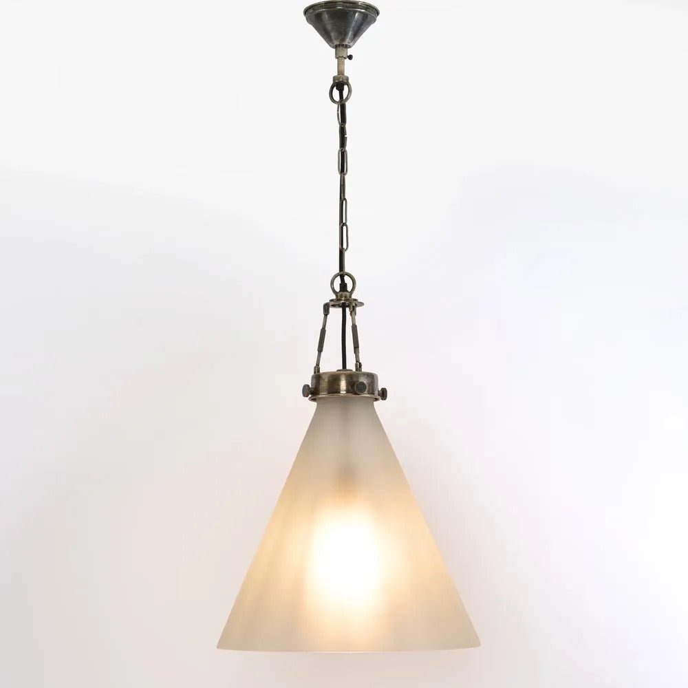 Emac Lawton GADSDEN CEILING PENDANT LARGE SILVER - Mases LightingEMAC LAWTON