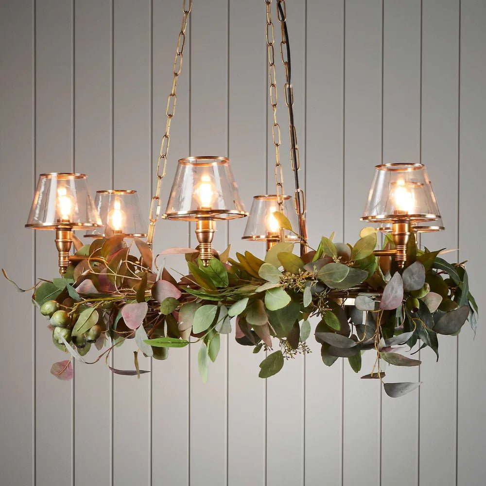 Emac Lawton SIENNA CHANDELIER ANTIQUE BRASS