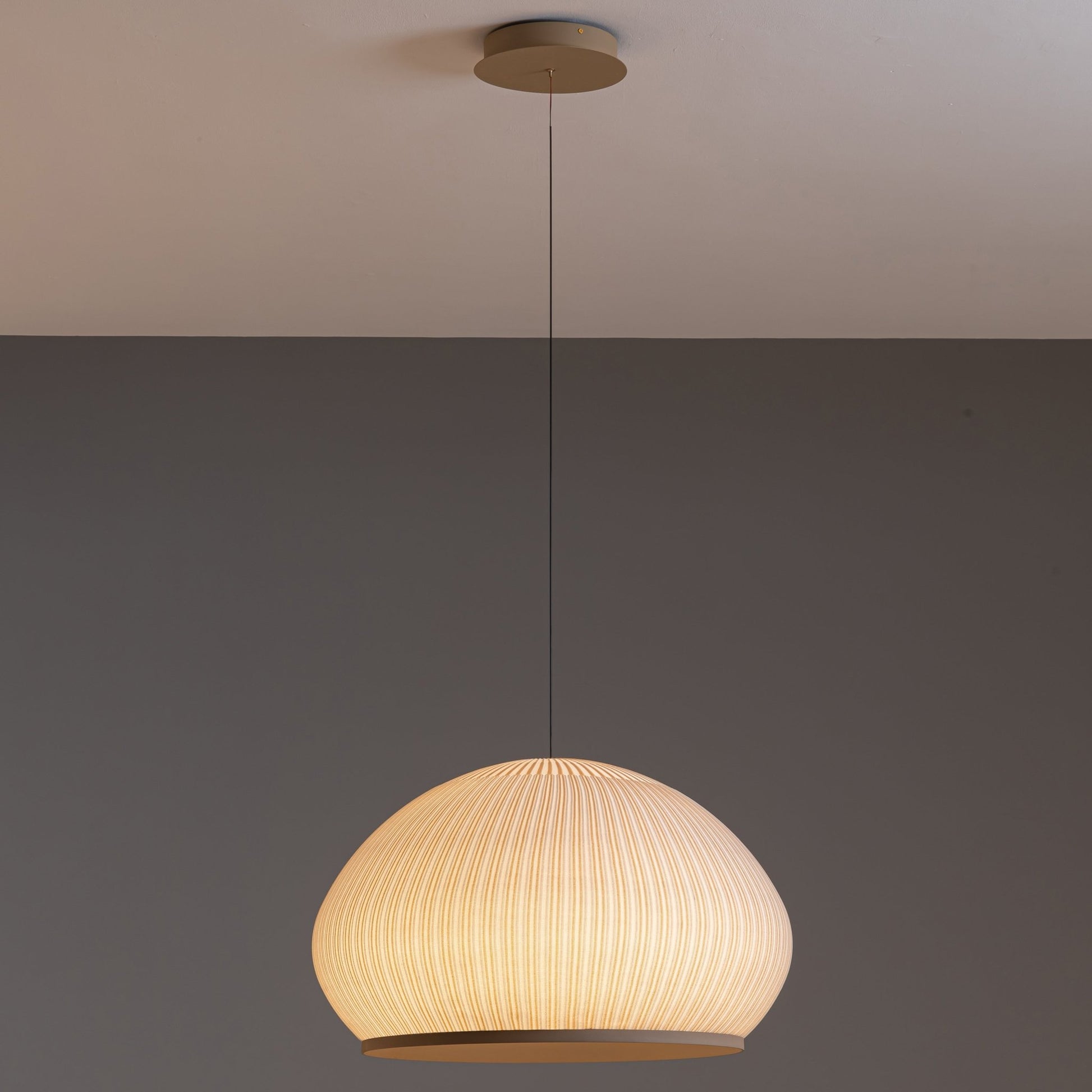 Emmeline Hand Knit Pendant Light Sand Yellow - Mases LightingLighting Creations | Revolutionary Lighting Solutions