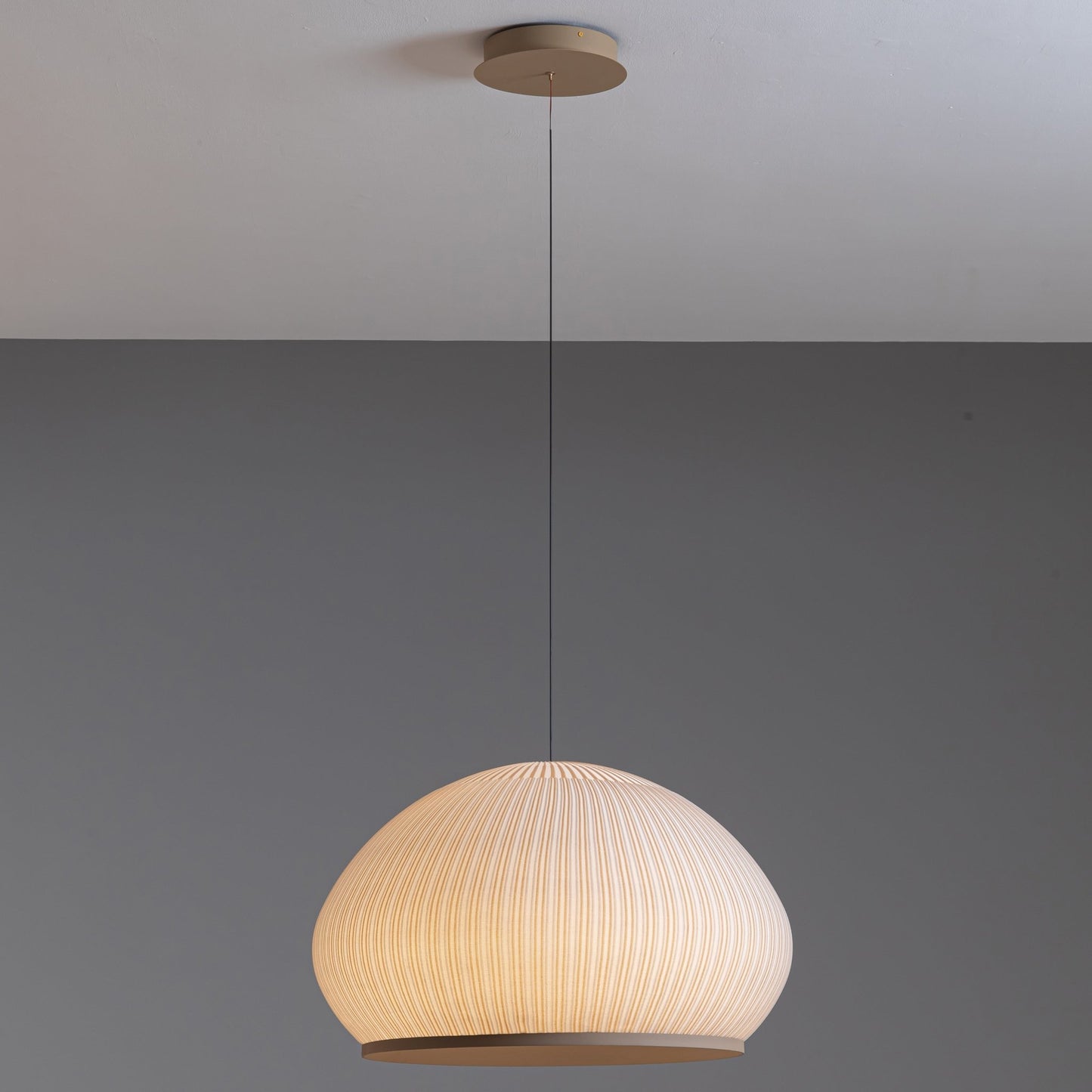 Emmeline Hand Knit Pendant Light Sand Yellow - Mases LightingLighting Creations | Revolutionary Lighting Solutions