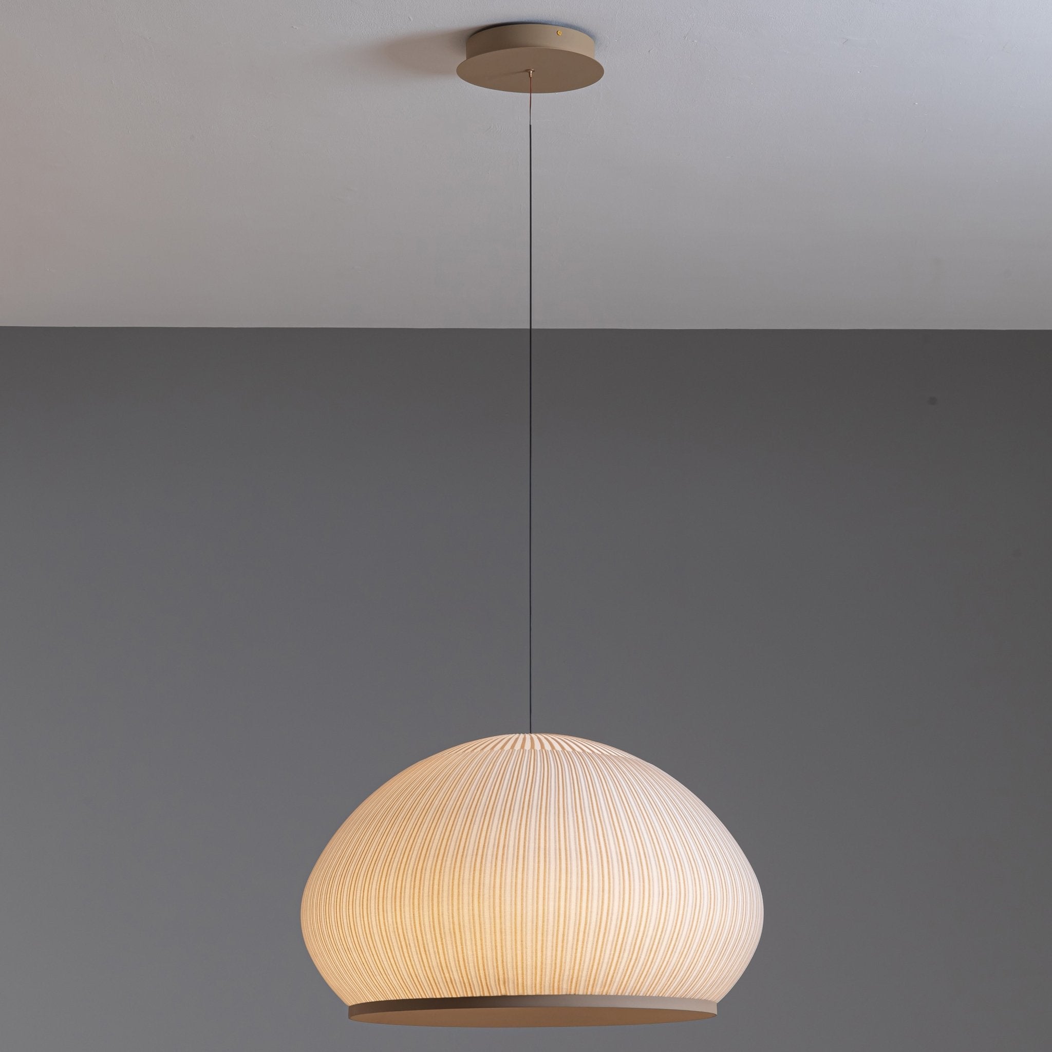 Emmeline Hand Knit Pendant Light Sand Yellow - Mases LightingLighting Creations | Revolutionary Lighting Solutions
