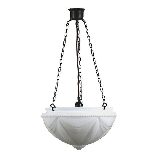 EMPIRE 14" 1 Light CHAIN Pendant Light - Black/Chrome/Polished Brass - Mases LightingLode Lighting