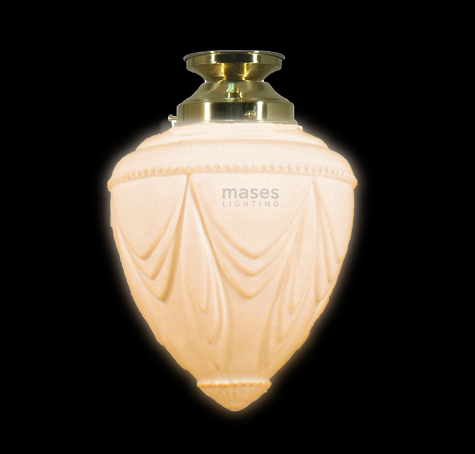 EMPIRE 8" Batten Fix Pendant Light - Black/Chrome/Polished Brass - Mases LightingLode Lighting