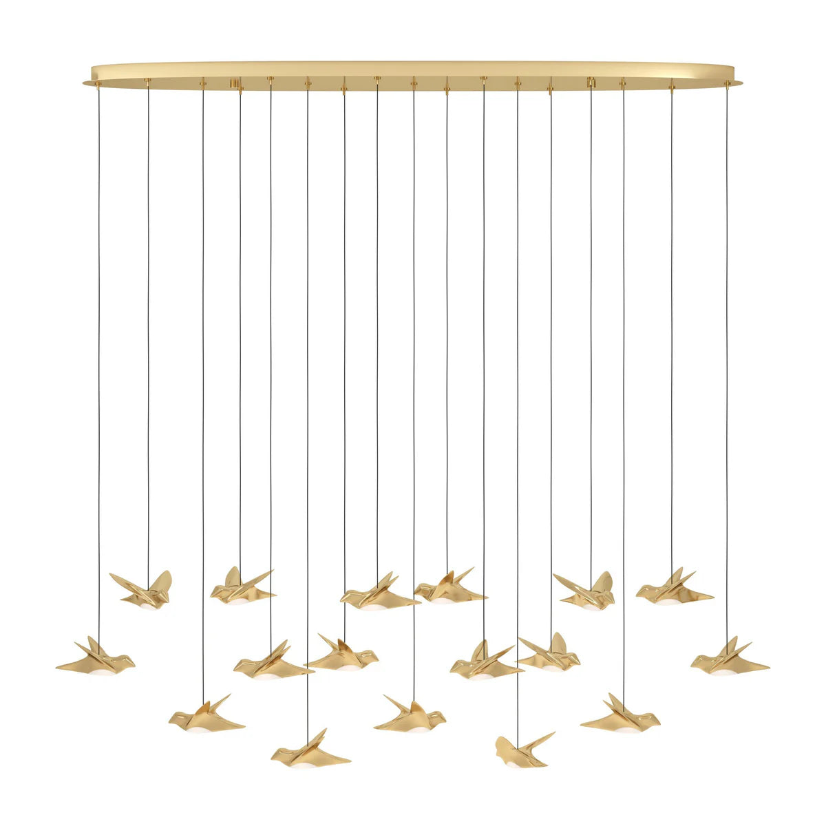 Eglo Paratebueno 1480mm Pendant Light Brass - 390399