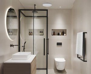 Fantech Rapid Response 250 - Ceiling Exhaust Fan with Grille IPX4 - Round or Square